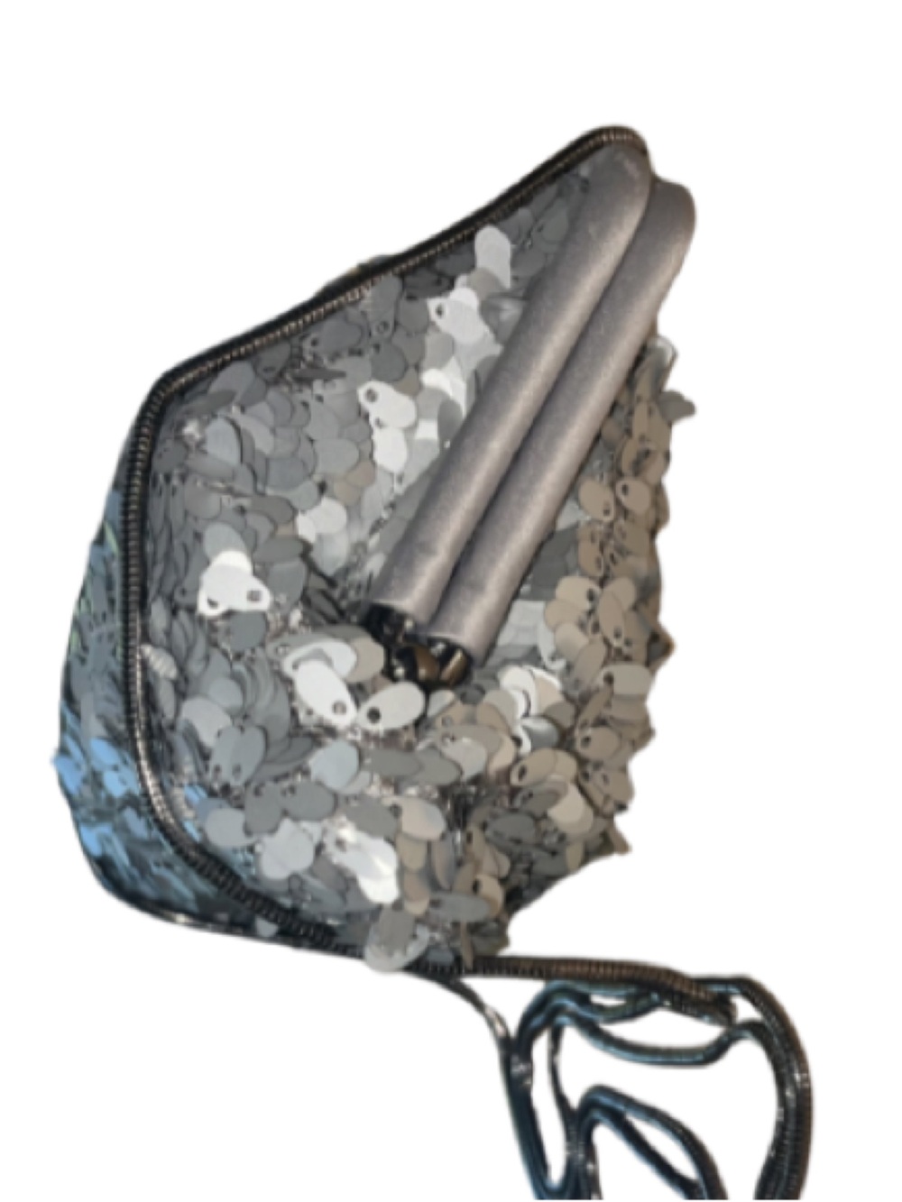 Banana Republic Silver Grey Sequin Evening Frame Clutch / Crossbody
Bag - Picture 4 of 13